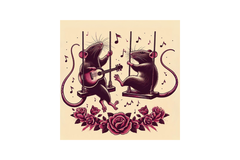 Troubadour Rats Sticker 2.5"