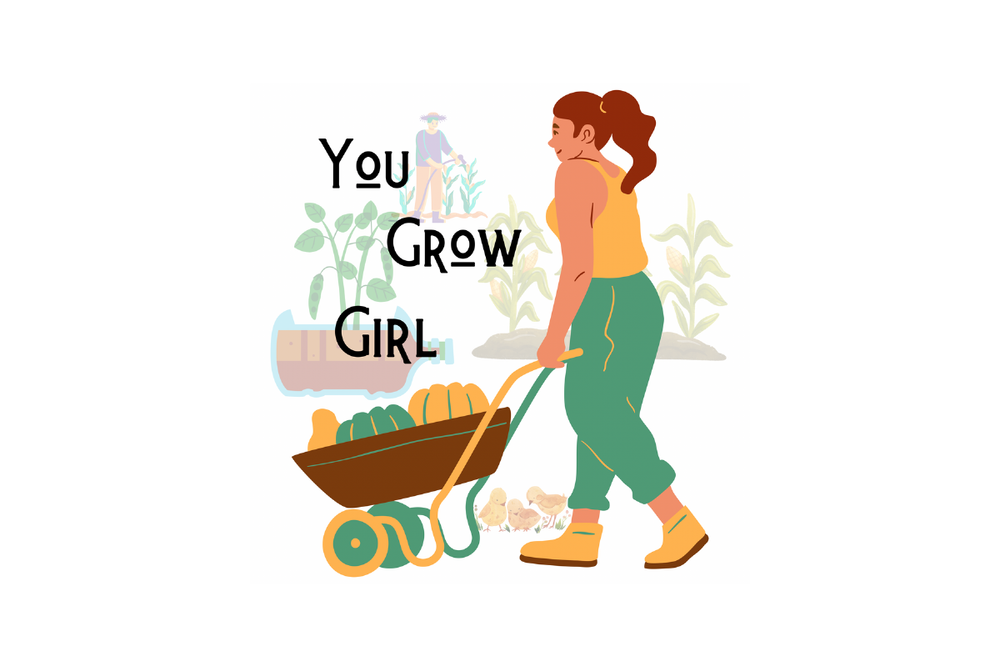 You Grow Girl Sticker 2.5"